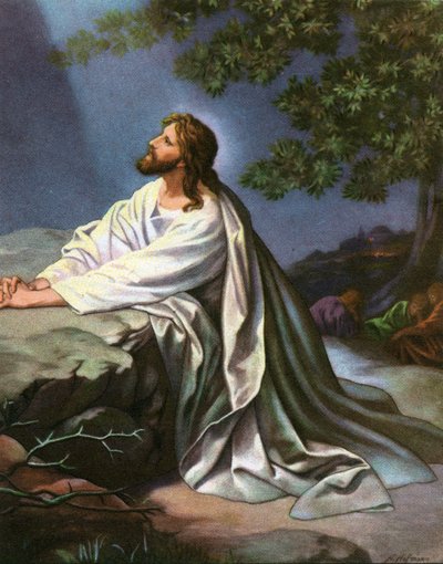Kristus i Getsemane Have af Heinrich Hofmann af Heinrich Hofmann