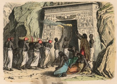 Det gamle Egypten: Det gamle Egypten: rituel begravelsesceremoni af Heinrich Leutemann