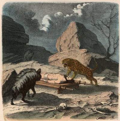 Ancient Orient, persere: afsløring af en jordisk rest af Heinrich Leutemann