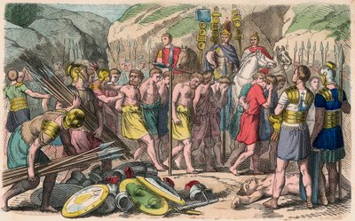 Det gamle Rom: Fangede fjender bliver udnyttet af Heinrich Leutemann