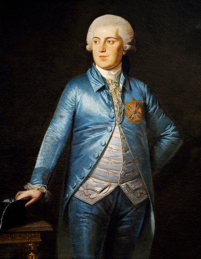 Portræt af Christian VII af Danmark (København af Heinrich Schmidt