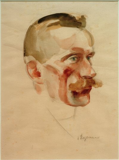 Portræt af Wilhelm Werner, omkring 1926 af Heinrich Stegemann
