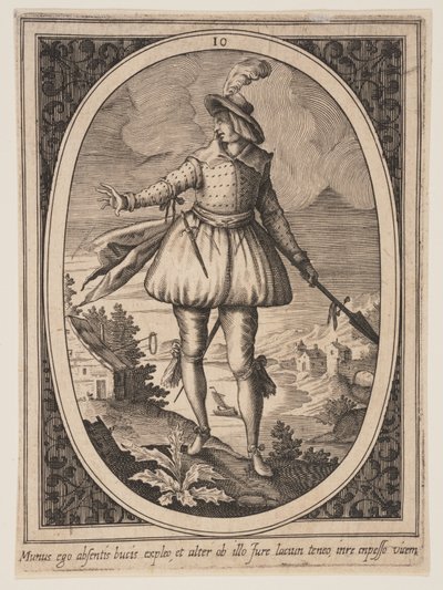 Planche 10 fra Militære figurer af Heinrich Ulrich