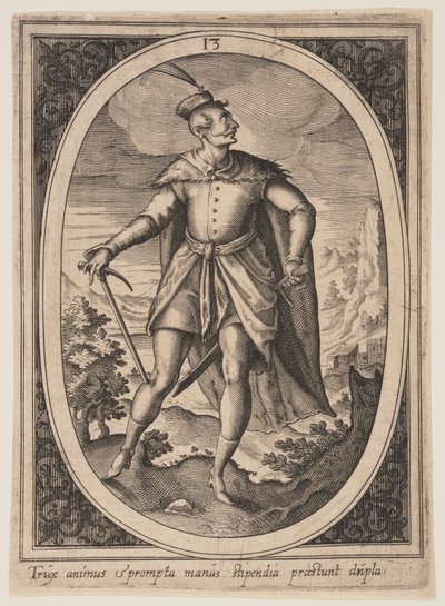 Planche 13 fra Militære figurer af Heinrich Ulrich