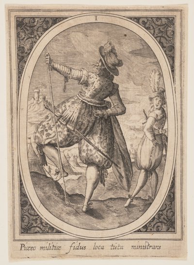 Planche 1 fra Militære figurer af Heinrich Ulrich