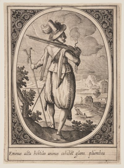 Planche 9 fra Militære figurer af Heinrich Ulrich