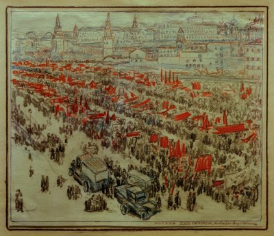 Moskva af Heinrich Vogeler