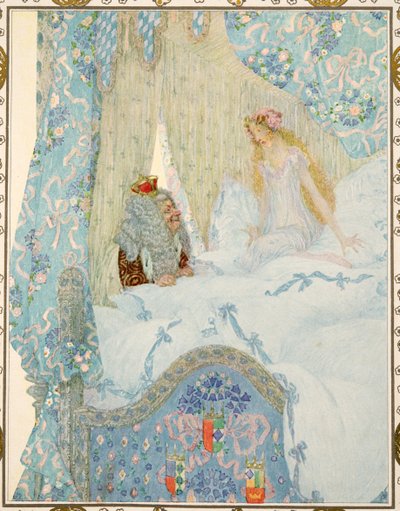 Prinsessen på ærten fra Fortællinger af HC Andersen, værtshus. 1911 af Heinrich and Urban Lefler