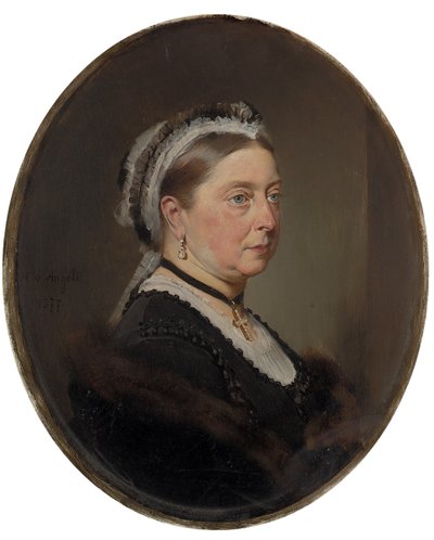 Dronning Victoria, 1877 af Heinrich von Angeli