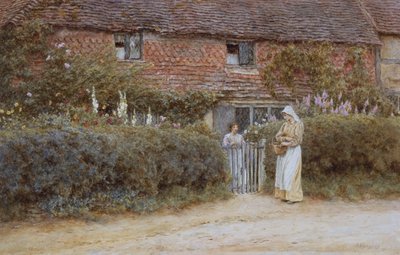 A Cottage at Haslemere af Helen Allingham