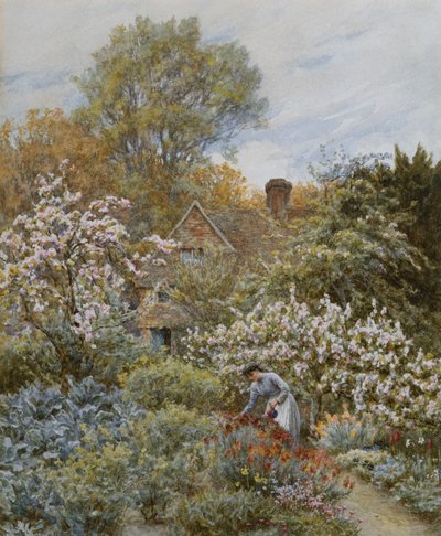 En have om foråret af Helen Allingham