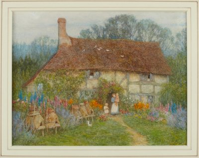 A Surrey Cottage, 1880 af Helen Allingham