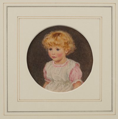 Henry Allingham, 3 år (akvarel på papir) af Helen Allingham