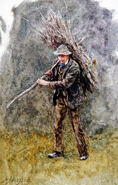 Master Hardy, gartner hos Witley af Helen Allingham