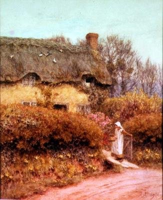 Hytteporten af Helen Allingham