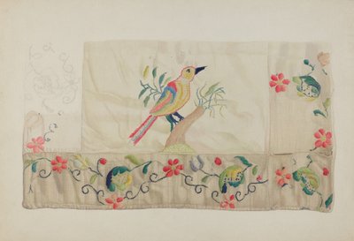Crewel broderi af Helen E. Gilman
