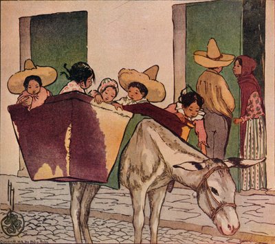 An Interlude - The Breadmans Donkey, 1912 af Helen Hyde