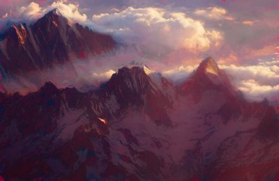 Alpine Dawn, 2019 af Helen White