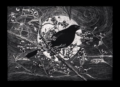 Blackbird, 2023 af Helen White