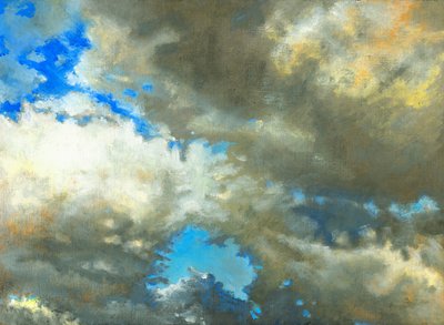 Breakthrough, 2013 (olie på papir) af Helen White