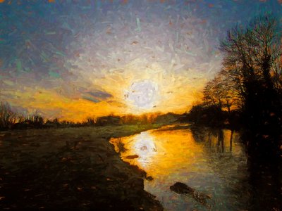 Brændt flod, 2018 af Helen White