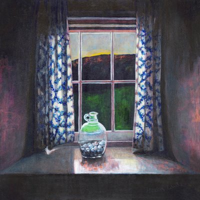 First Light of Morning, 2020 (akryl på plade) af Helen White