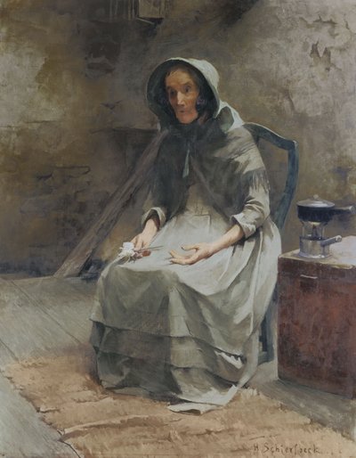 Efterårsrose; Hostros af Helene Schjerfbeck