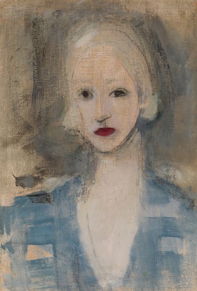 Blond kvinde af Helene Schjerfbeck