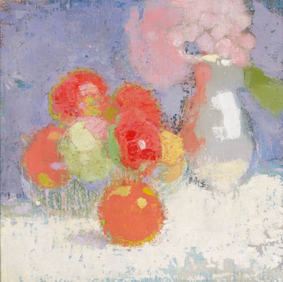 Røde æbler, 1915. af Helene Schjerfbeck