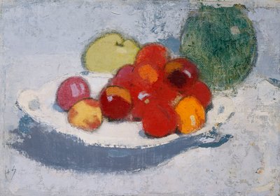 Stilleben med frugt, ca. 1915 (olie på lærred) af Helene Schjerfbeck