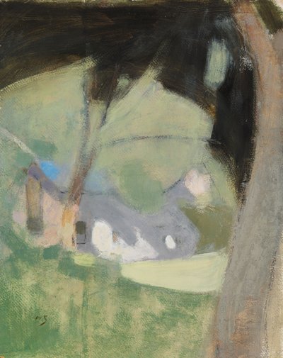Det gamle bryggeri (komposition) af Helene Schjerfbeck