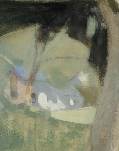 Den gamle bryggerisammensætning, 1918. af Helene Schjerfbeck