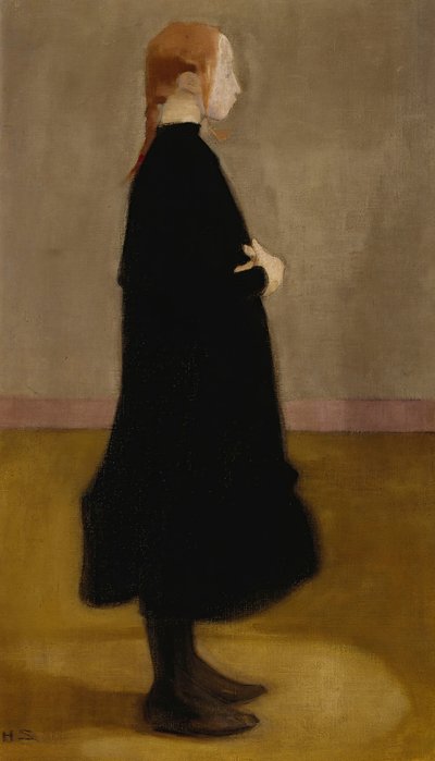 Skolepigen II af Helene Schjerfbeck
