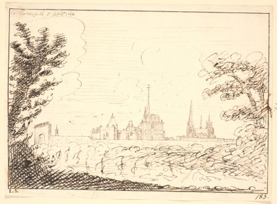 Prospekt af Notre-Dame-de-la-Mercicorde, Bordeaux af Hem