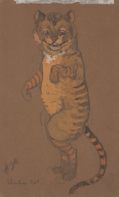 Cheshire Cat (kostumedesign til Alice-in-Wonderland, 1915) af Henderson, William Penhallow