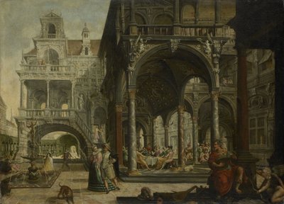Imaginært renæssancepalads af Hendrick Aerts