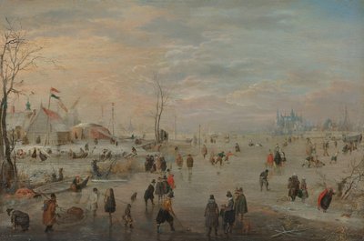 Nyder isen af Hendrick Avercamp