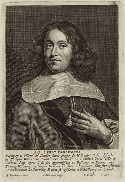 Portræt af Hendrick Berckman af Hendrick Berckman