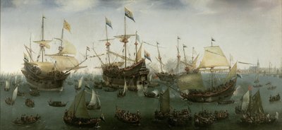 Returen til Amsterdam af den anden ekspedition til Ostindien, 19. juli 1599 af Hendrick Cornelisz. Vroom