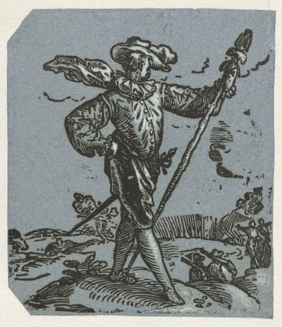 Infanterikaptajn af Hendrick Goltzius (circle of)
