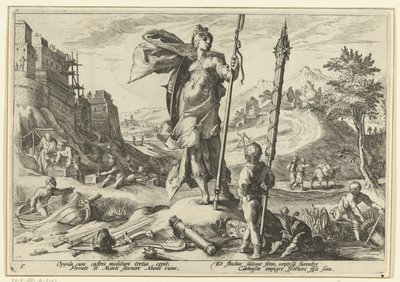 Bronzealder Ovids metamorfoser (serietitel) af Hendrick Goltzius (workshop of)