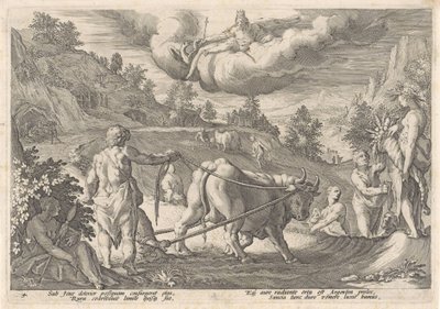 Sølvalderen Metamorphoses of Ovid (serietitel) af Hendrick Goltzius (workshop of)