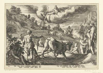 Sølvalder Ovids metamorfoser (serietitel) af Hendrick Goltzius (workshop of)