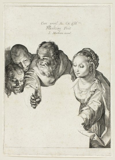Hyrdernes tilbedelse af Hendrick Goltzius