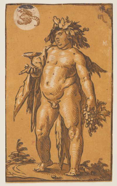 Bacchus af Hendrick Goltzius