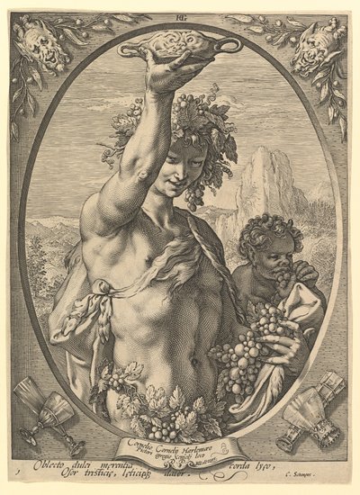 Bacchus af Hendrick Goltzius