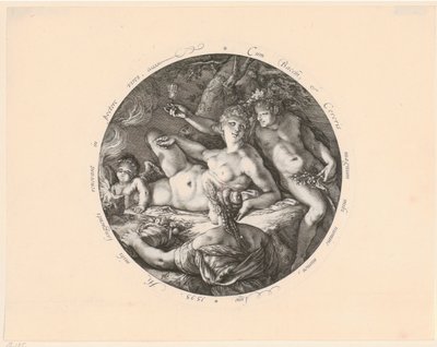 Bacchus, Ceres og Venus af Hendrick Goltzius