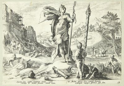 Bronzealderen af Hendrick Goltzius