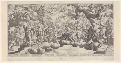 Amor og Psyches bryllup af Hendrick Goltzius