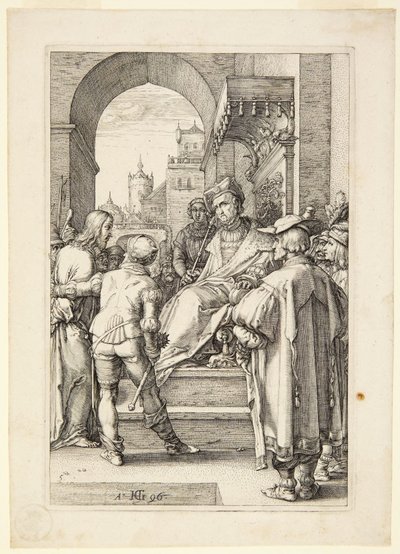 Kristus foran Pilatus af Hendrick Goltzius